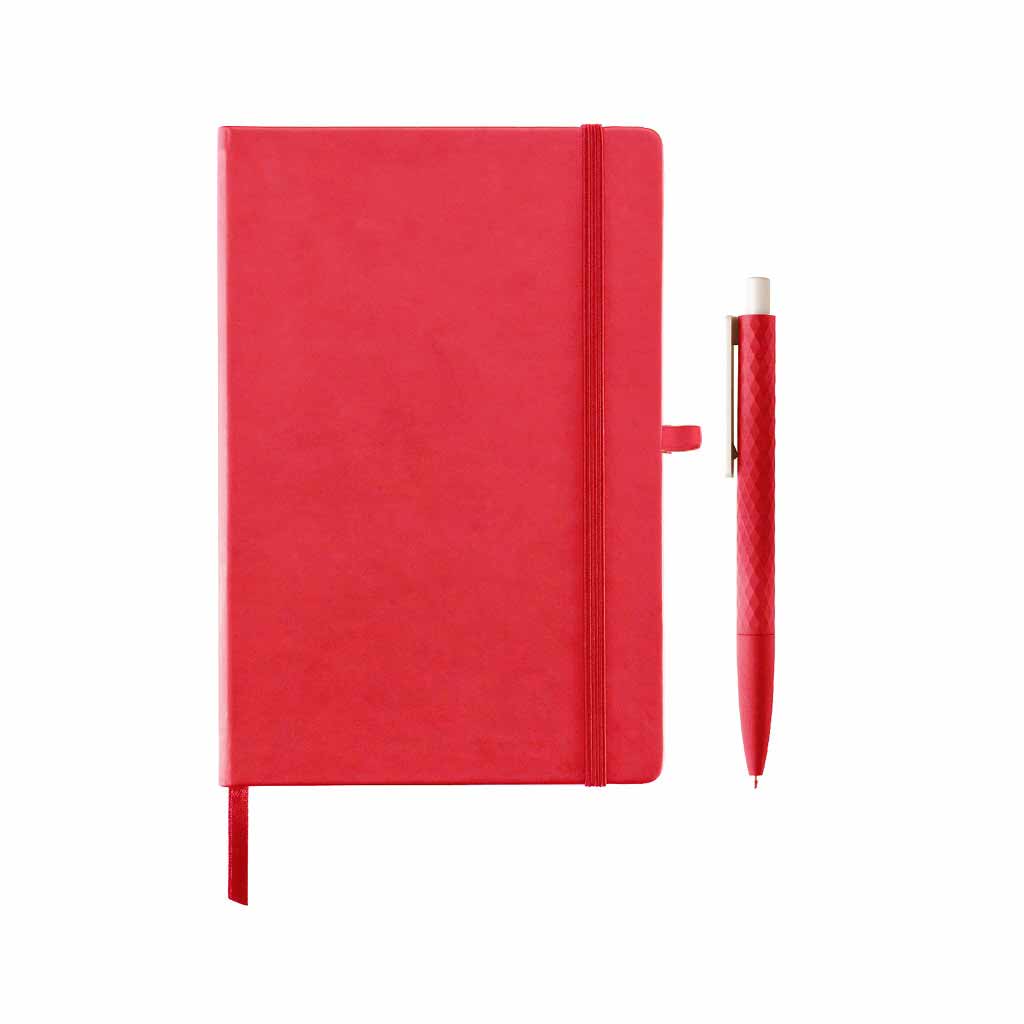 LIBELLET Giftology A5 Notebook With Pen Set (Red)