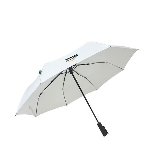 URBINO - Santhome RPET Auto-Open 23" Umbrella with SPF50 UV Protection - White