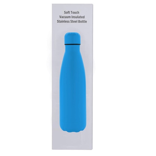 GRODNO - Soft Touch Insulated Water Bottle - Ocean Blue