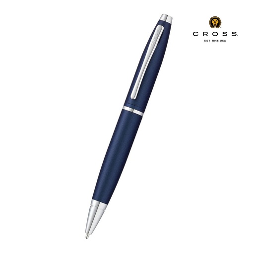Cross Calais™ Metallic Blue Ballpoint Pen with Classic Blue Journal Gift Set