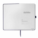 BARON - Santhome Expanded A5 Hard Cover Notebook - Navy Blue