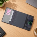 BERGMUND - Santhome 10000mAh Magnetic 15W Magsafe Wireless Power Bank Folder - Grey