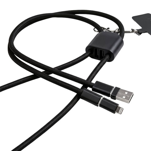 AXON - Giftology USB Type-C Lanyard Cable - Black