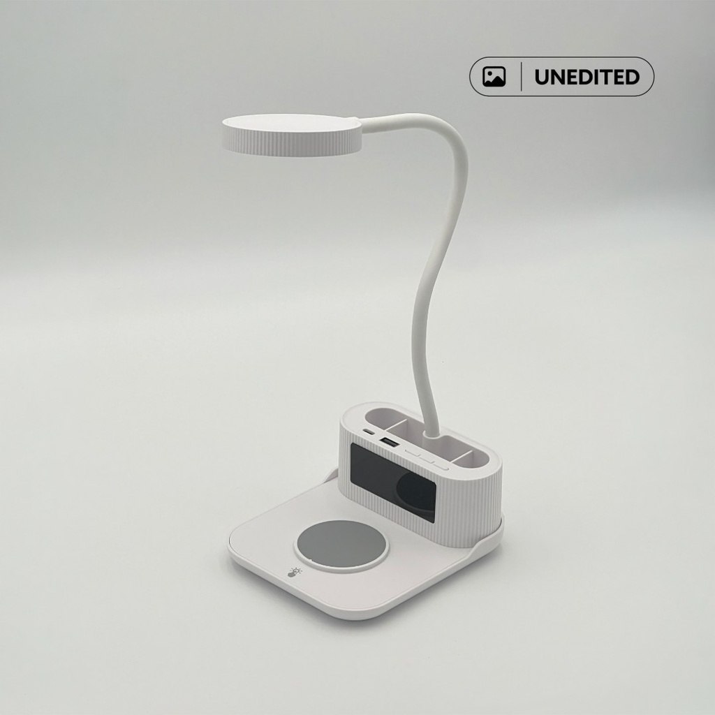 VELTRIX - Giftology 6-in-1 Multifunctional Desk Lamp - White
