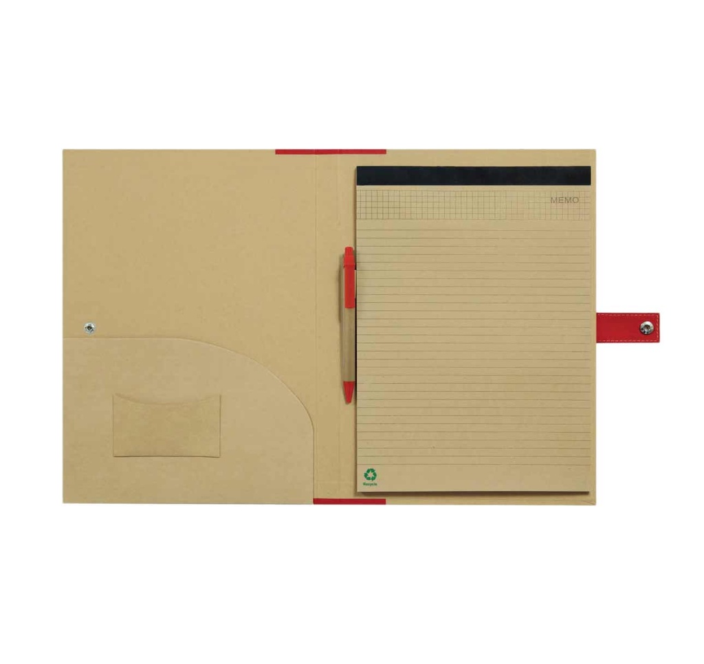 Eco-neutral Sorbus A4 Folder With Pen Red