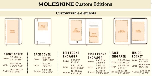 Moleskine Classic Large Ruled Hard Cover Notebook - Scarlet Red