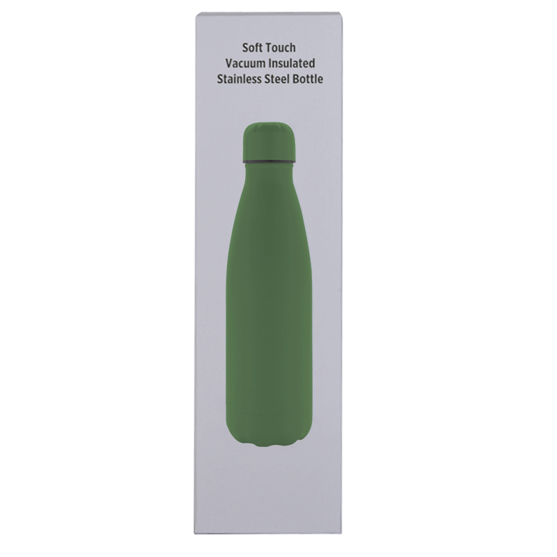 GRODNO - Soft Touch Insulated Water Bottle - Green