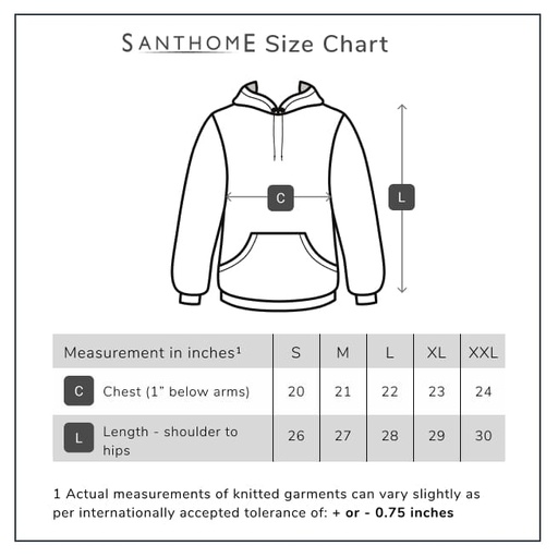 ARTIK - SANTHOME Hoodie without Zipper