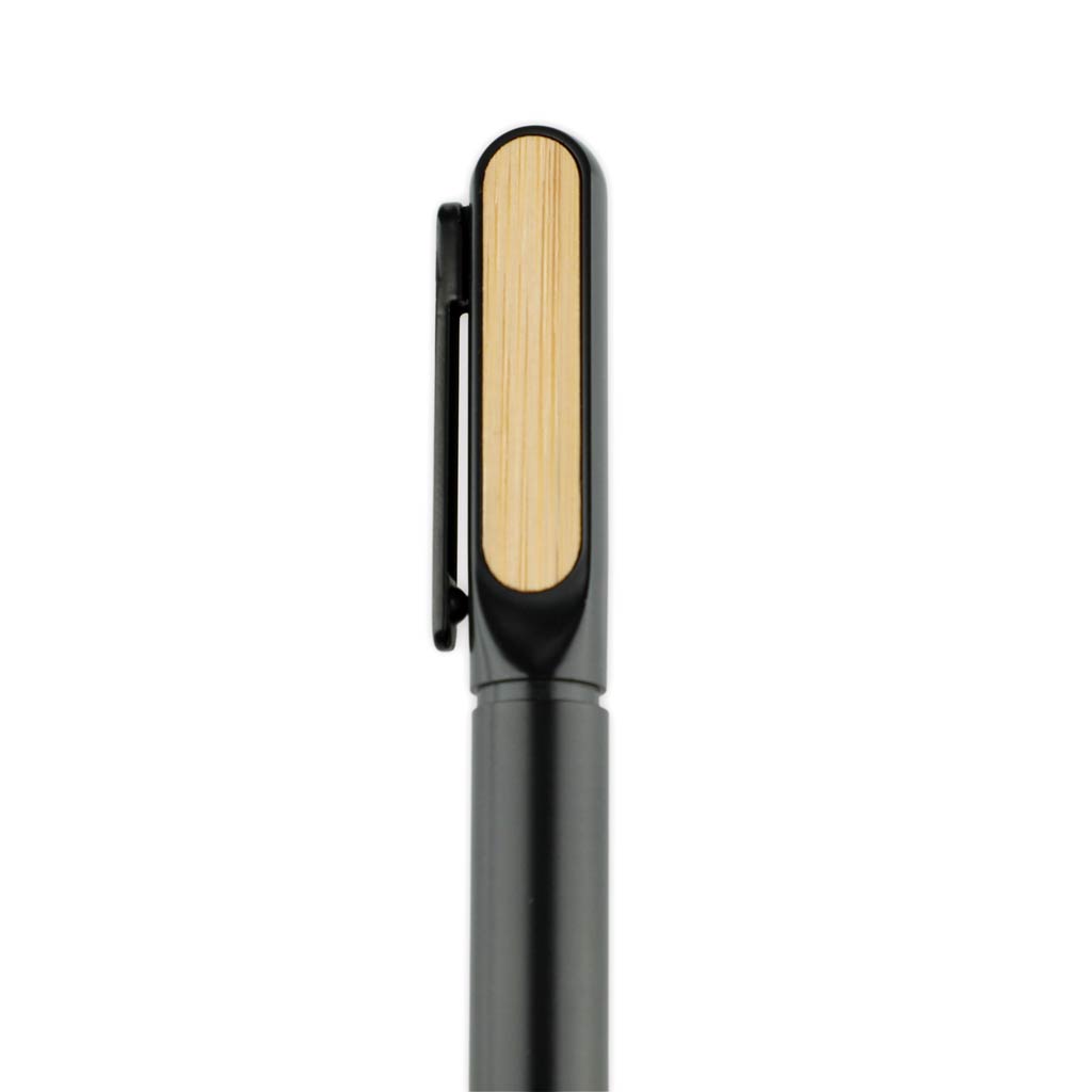 ULMEN - Twist Metal Pen with Bamboo on Clip