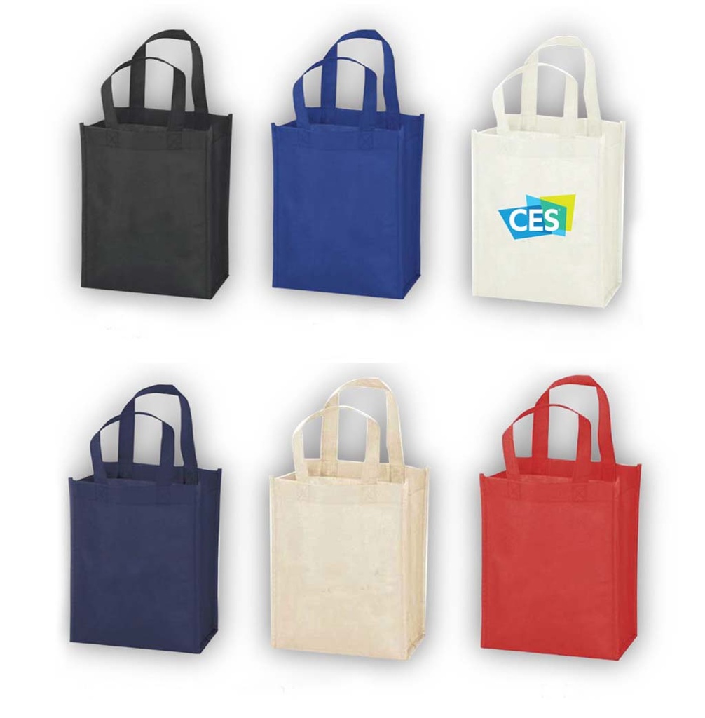 Non-Woven Shopping Bag Vertical Cream