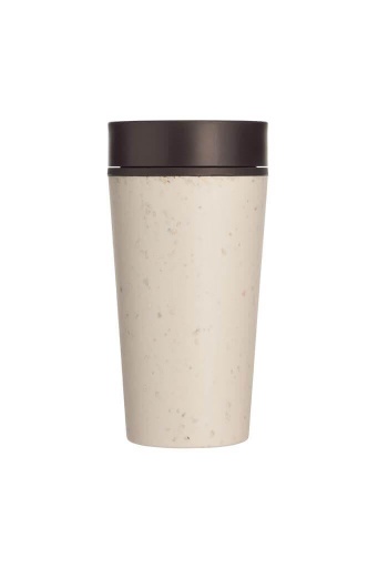 Circular Cup 12oz Cream & Cosmic Black