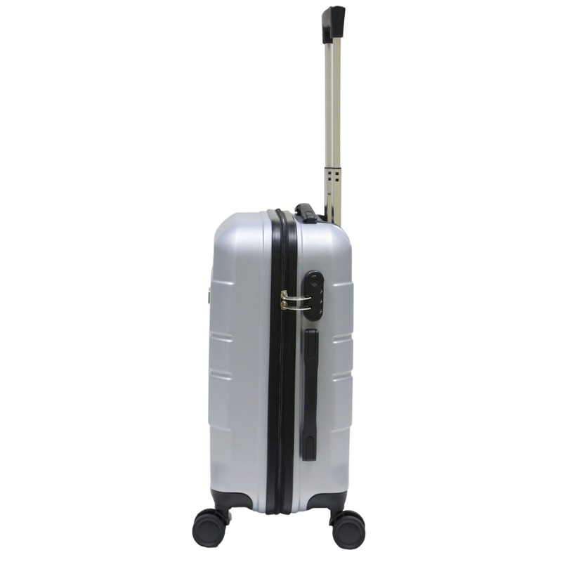 GENOVA - Cabin Trolley Bag - Silver