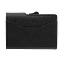 VATRA - c-secure PU RFID Card Holder Cum Wallet Black