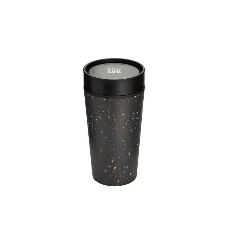 Circular Cup 12oz Black & Cosmic Black