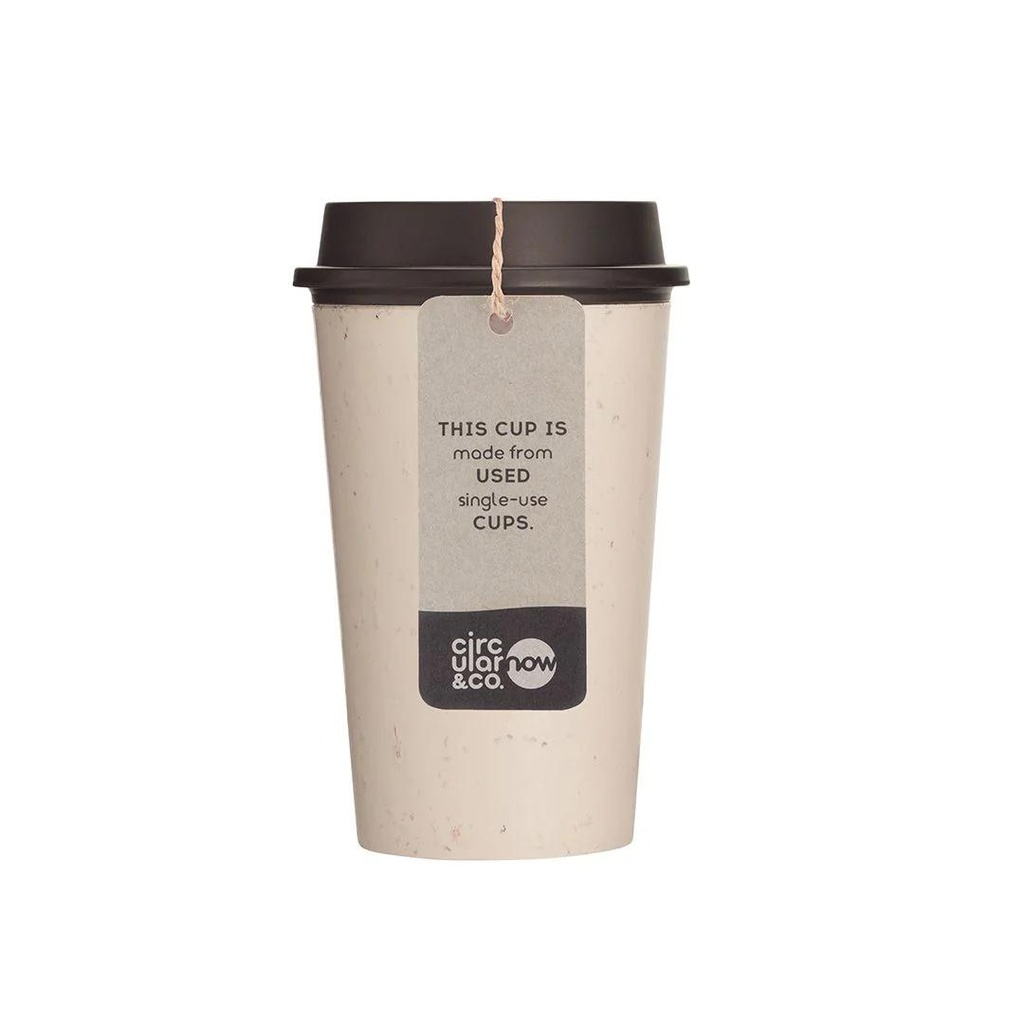 Circular NOW Cup 12oz Cream & Cosmic Black