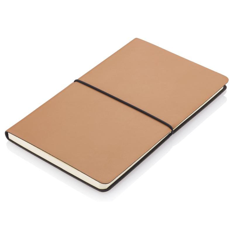 PEJA - Santhome A5 Recycled PU Soft Cover Notebook - Tan