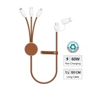 [MTST 1162] KOPER - @memorii Recycled 6-in-1 Charging Cable - White
