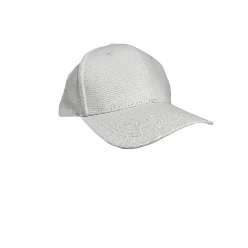 TARTU - 6 Panel Heavy Brushed Cotton Cap - White