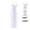 [DWHL 3269] EVORA - Hans Larsen Double Wall Stainless Steel Vacuum Bottle - 750ml - White