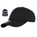 [HWSN 7126] STORM - Santhome Textured 6-panel Cap - Black
