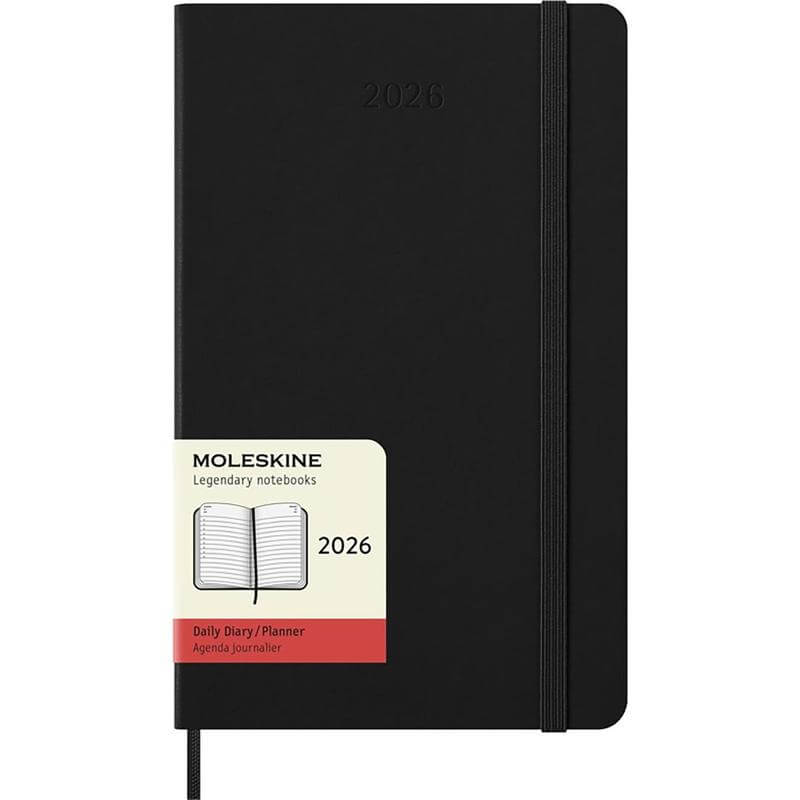 Moleskine 2026 Daily 12M Planner - Hard Cover - Large