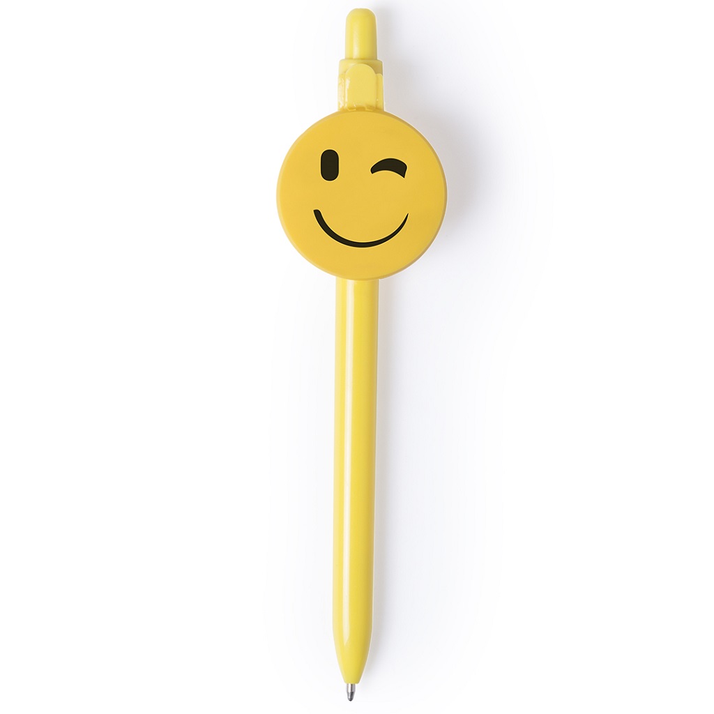 Ball Pen With Fun Emoji Designs - Wink