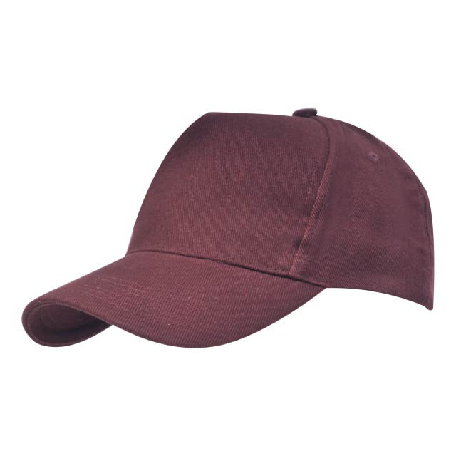 Hans Larsen Cotton Cap-Maroon