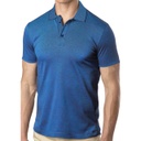 [Orca Azure Blue-Small] ORCA - SANTHOME Mercerized Polo Shirt (Small, Azure Blue (Blue/Khaki))