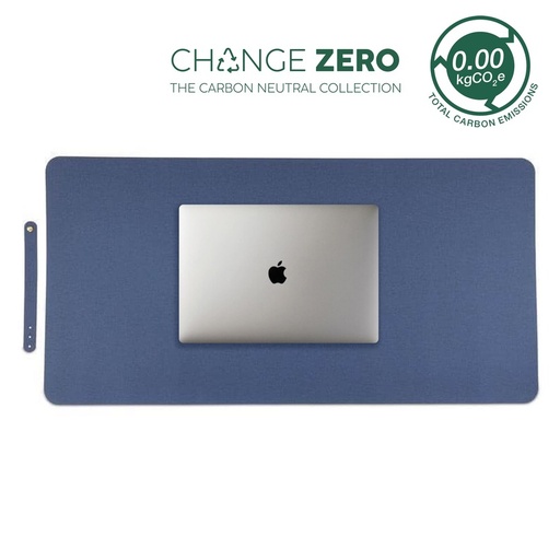 [ITDT 1207] ZILE - CHANGE ZERO Recycled PU Desk Pad - Navy Blue