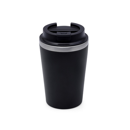 [DWGL 3188] MOSS - Giftology Steel/PP Double Wall Tumbler - 350ml - Black	