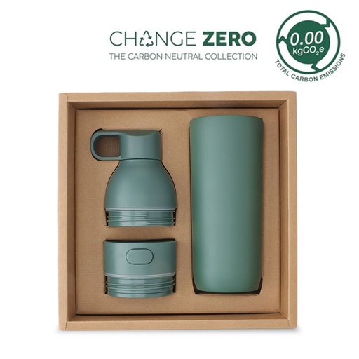 [DWHL 3209] RUVO - CHANGE ZERO 2-in-1 Modular Hydration Gift Set - Dark Green